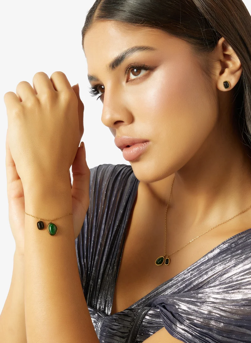 Khizana Green Emerald Detail Jewelry Set for Women | Best Price UAE